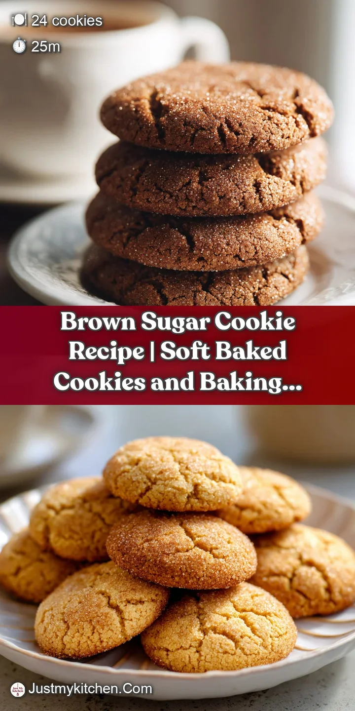 Close-up of a perfectly baked brown sugar cookie, revealing its chewy texture and caramelized edges.