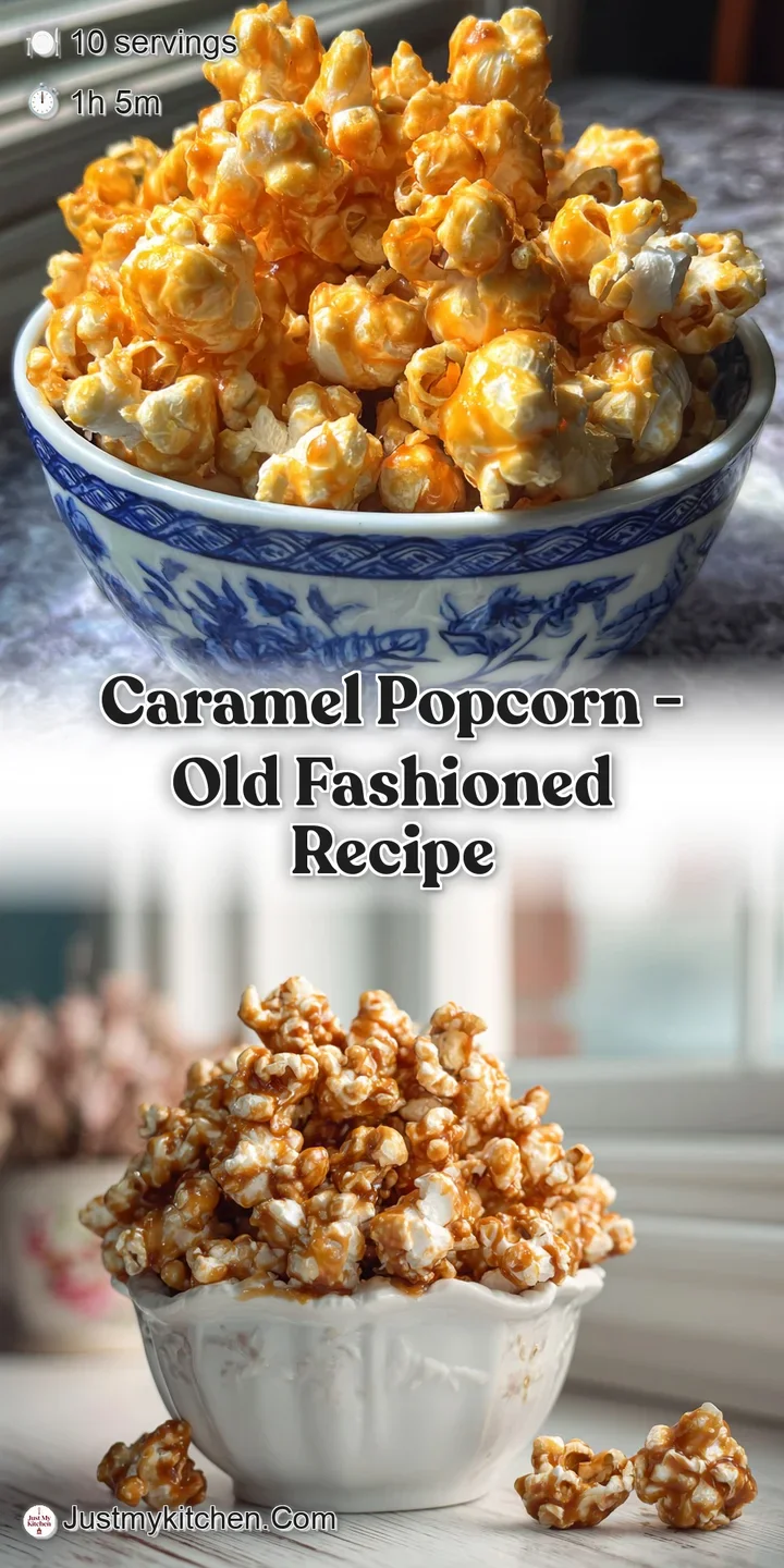 Close-up of caramel popcorn highlighting bubbly texture. Sugary coating captures the light, a tempting, delicious snack.