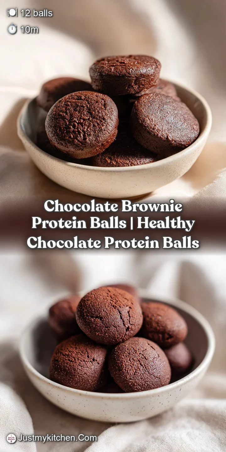 Close-up of a glossy, dark chocolate brownie ball with a slightly chewy interior visible.