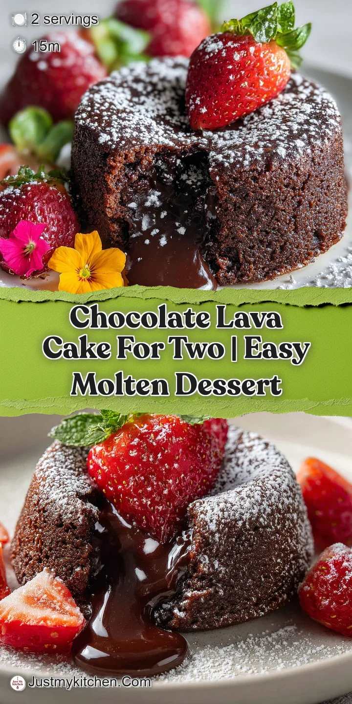 Close-up of rich, dark chocolate lava cake with a glossy, flowing center. The texture is soft, decadent and looks irresist...