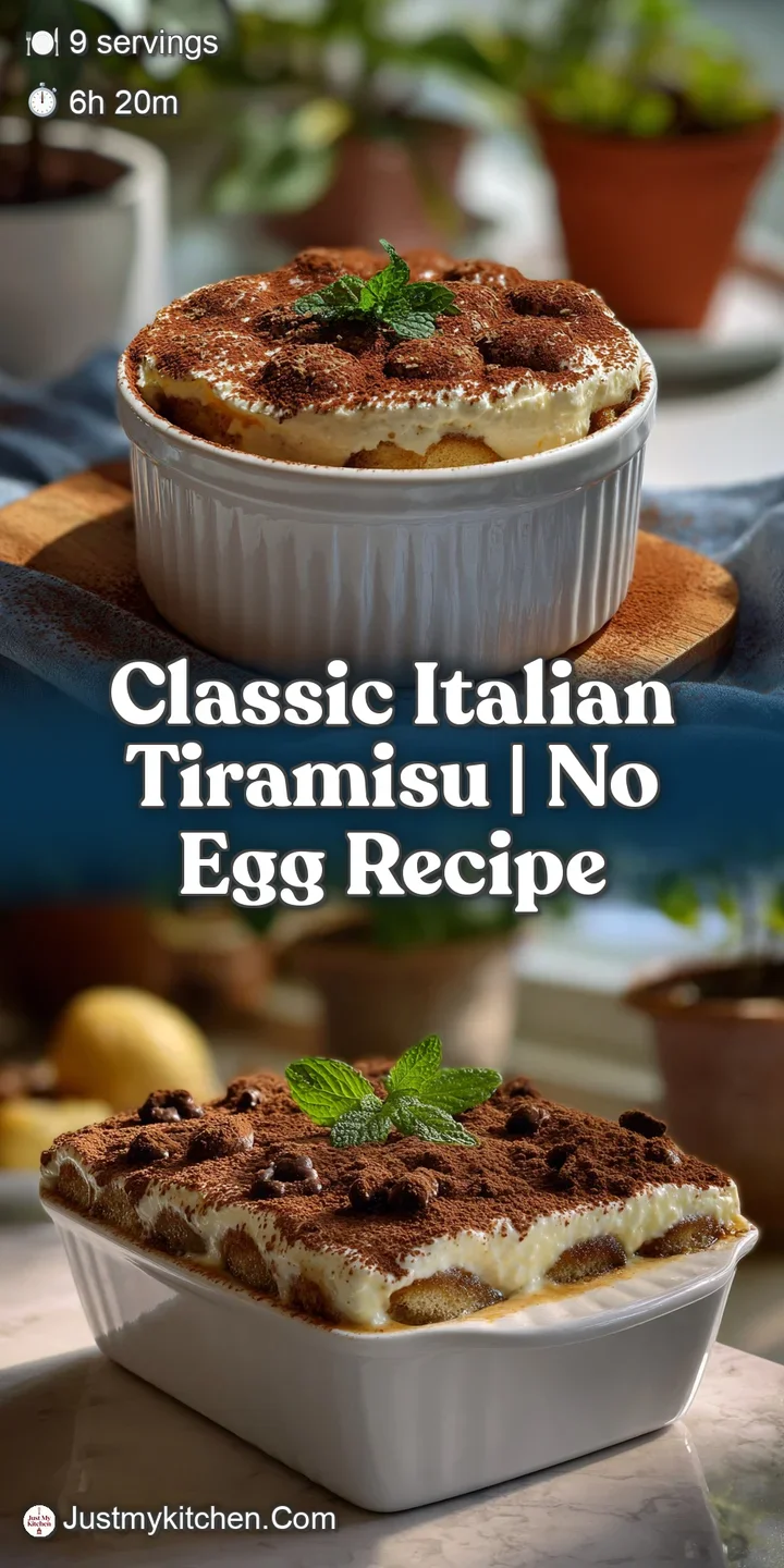 Close-up of soft tiramisu. Cocoa powder dusting, creamy, light mascarpone, and dark espresso-soaked ladyfingers for a cool...