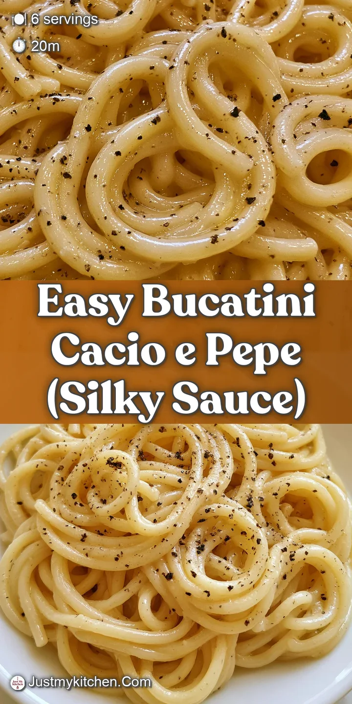 Close-up of thick, hollow pasta strands drenched in a velvety, melted cheese sauce with bold flecks of black pepper.