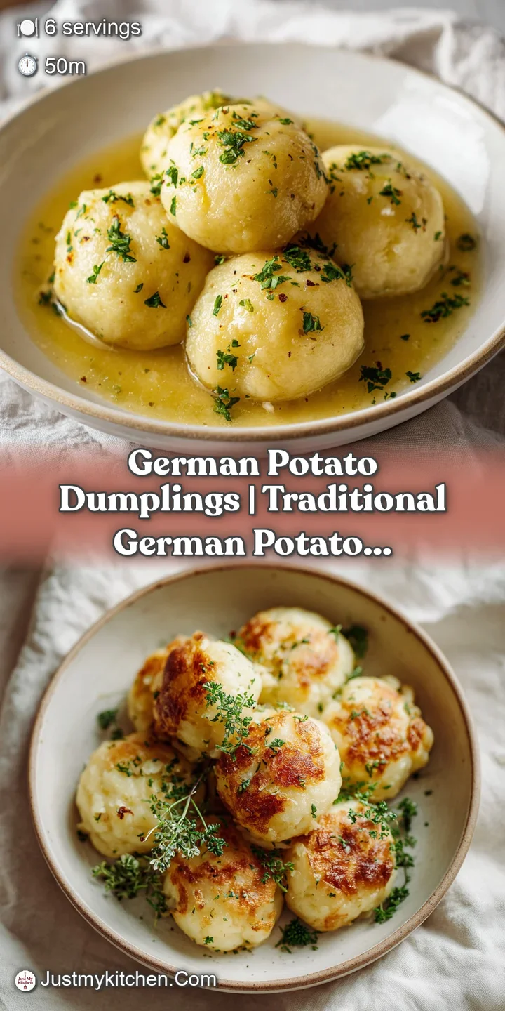 Close-up of a steaming, tender potato dumpling, its surface slightly cracked, revealing a soft interior, with melted butter.