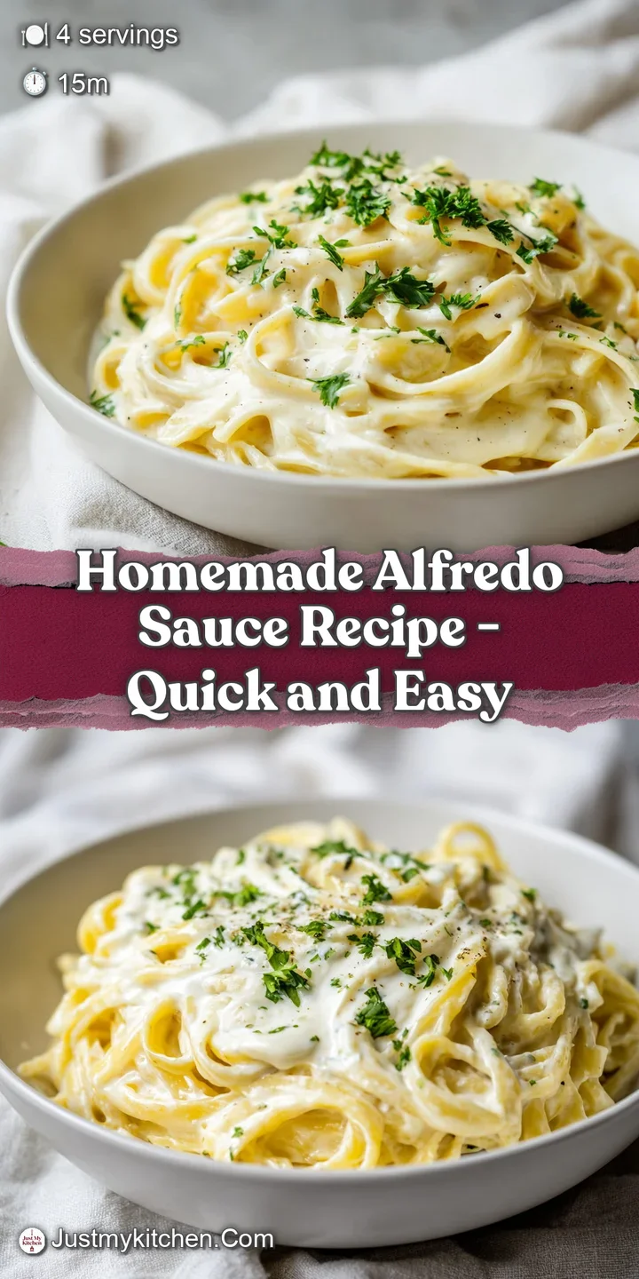 Close-up of velvety smooth alfredo sauce coating tender pasta, a tempting drizzle of butter visible.