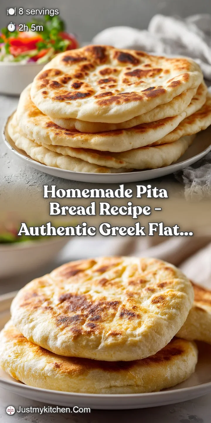 Close-up of a blistered, airy pita surface, highlighting its rustic texture and warm, inviting golden hue.