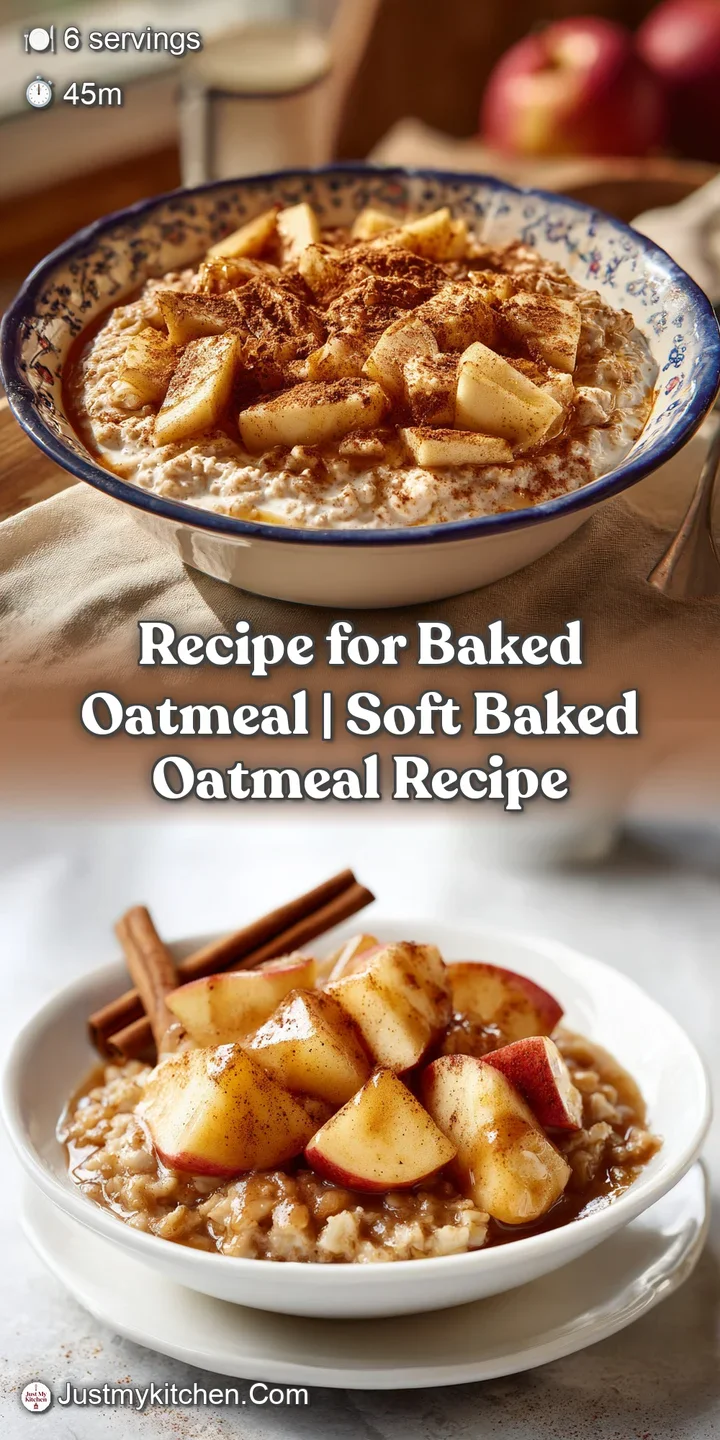 Close-up of moist, soft baked oatmeal showing plump blueberries bursting with juice. Crumbs and edges are slightly crisp a...