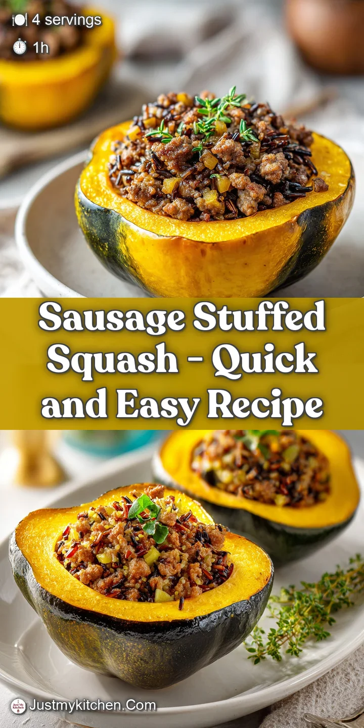 Close-up of savory browned meat stuffing and melted cheese inside a tender, roasted orange squash shell.