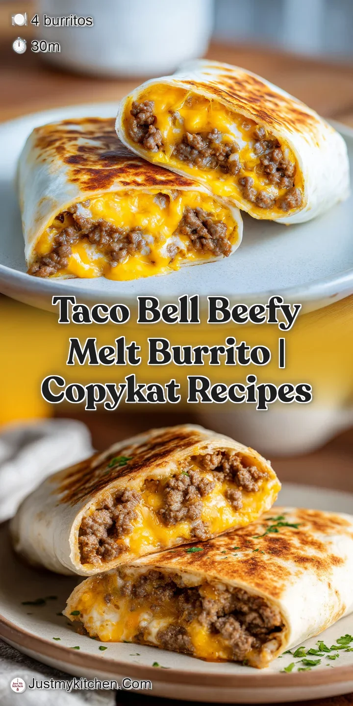 Extreme close-up of molten orange cheese and seasoned ground beef tucked inside a crisp, charred flour tortilla.