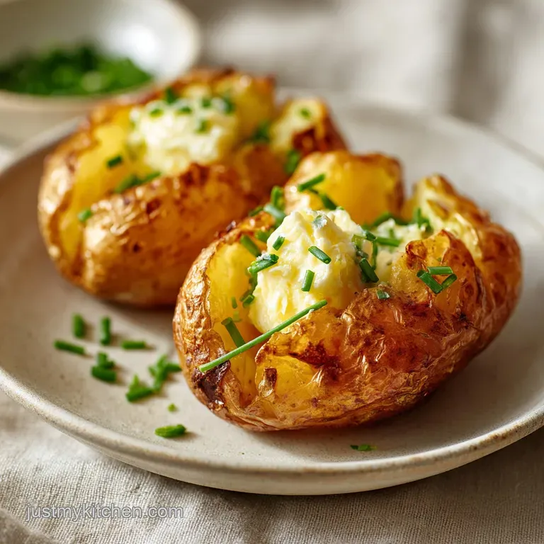 Air Fryer Baked Potato: Crispy and Fluffy
