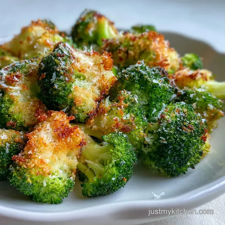Air Fryer Garlic Parmesan Broccoli