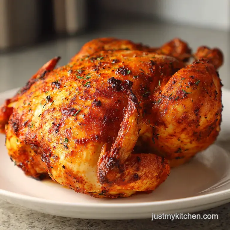 Air Fryer Whole Chicken: Crispy & Juicy