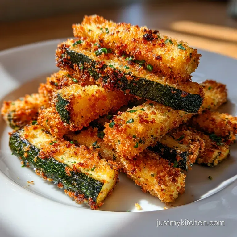 Air Fryer Zucchini Fries No Flour