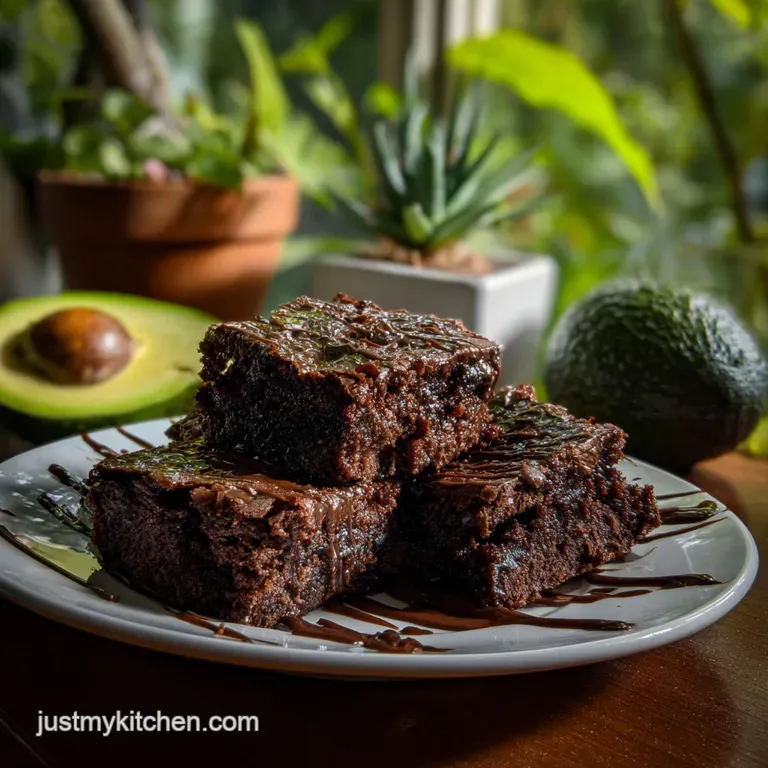 Avocado Brownies: Fudgy & Decadent