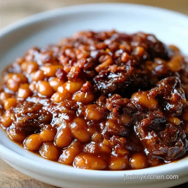 Pit-Style BBQ Baked Beans with Bacon