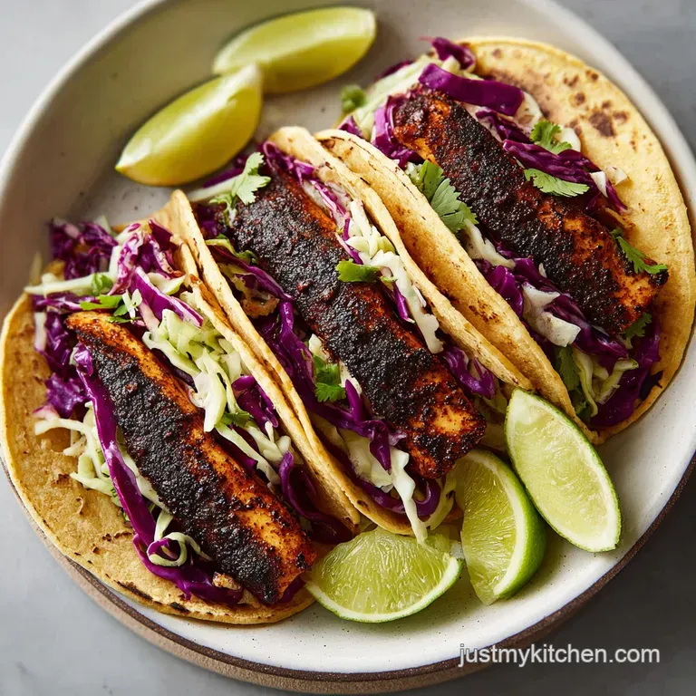 Blackened Fish Tacos: Pan-Seared and Bold