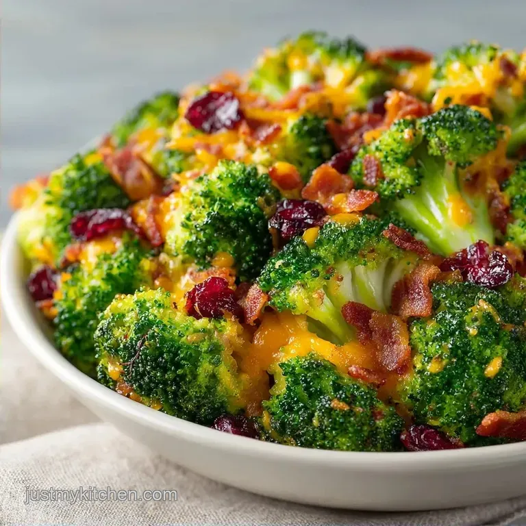 Healthy Broccoli Crunch Salad: Tangy and Crisp