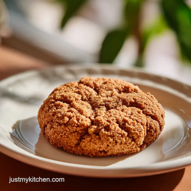 A stack of warm, inviting brown sugar cookies arranged artfully on a rustic wooden board, inviting a bite.