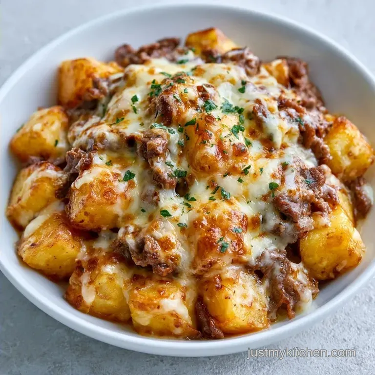 Cheesy Beef and Potatoes: One Pan Comfort