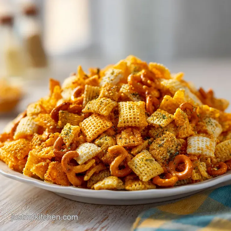 Cheesy Ranch Chex Mix: Extra Crispy
