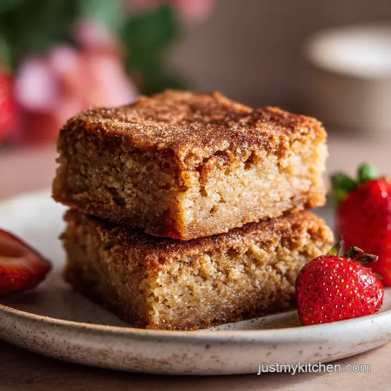 Chewy Snickerdoodle Cookie Bars