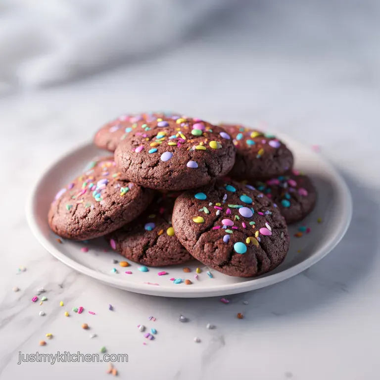Fudgy Chocolate Kiss Cookies Recipe