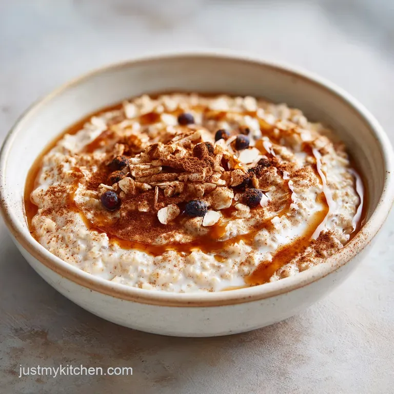 Simple Cinnamon Overnight Oats with Chia Seeds