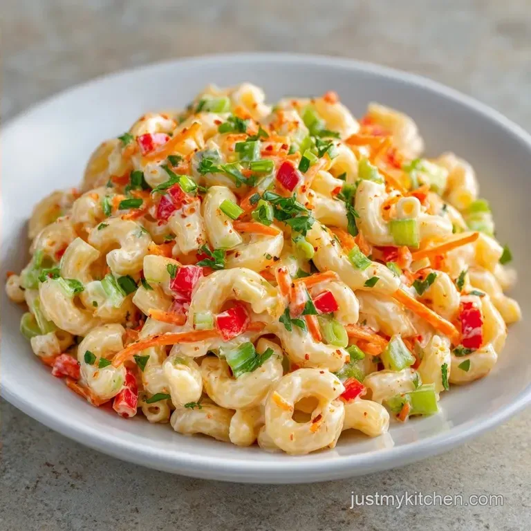 Classic Macaroni Salad: Creamy and Tangy