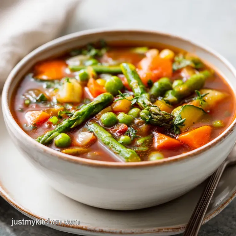 Homemade Olive Garden Vegetable Soup Recipe