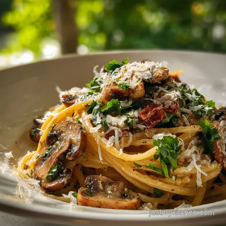 One Pot Creamy Mushroom Pasta: Velvety & Rich