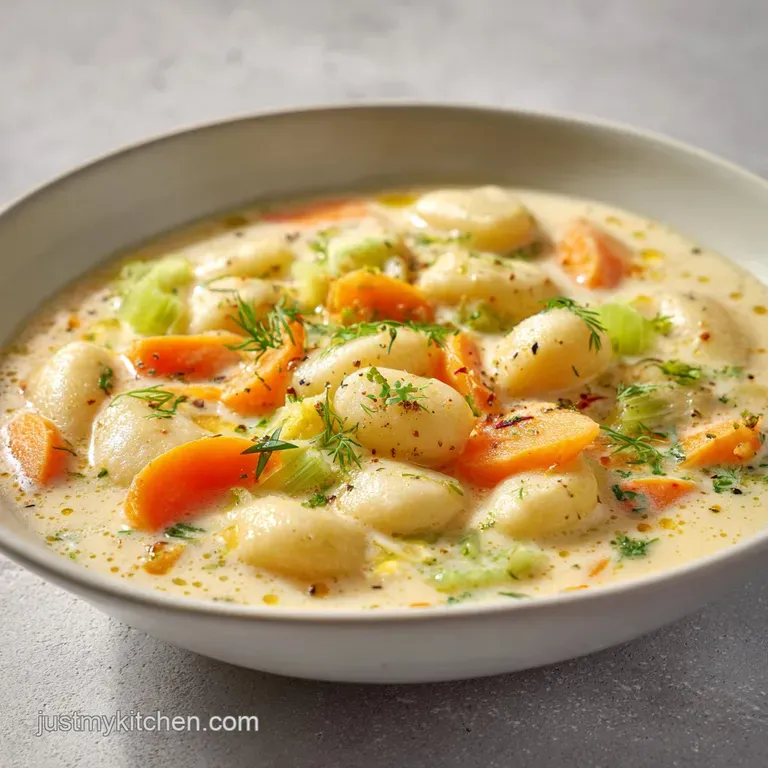 Creamy Vegetarian Gnocchi Soup: Golden and Velvety