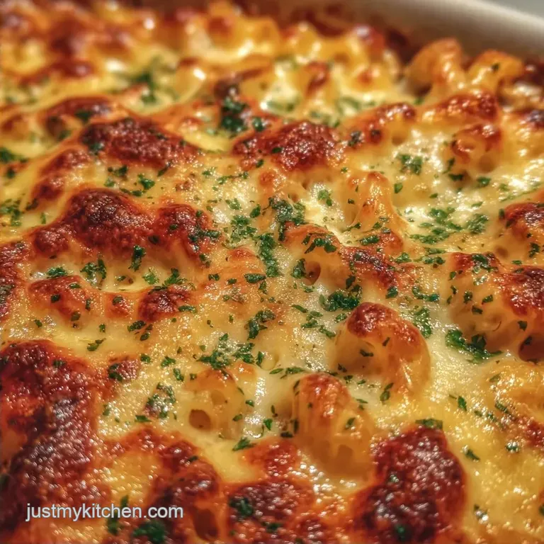 Easy Beef Pasta Bake: Golden and Cheesy