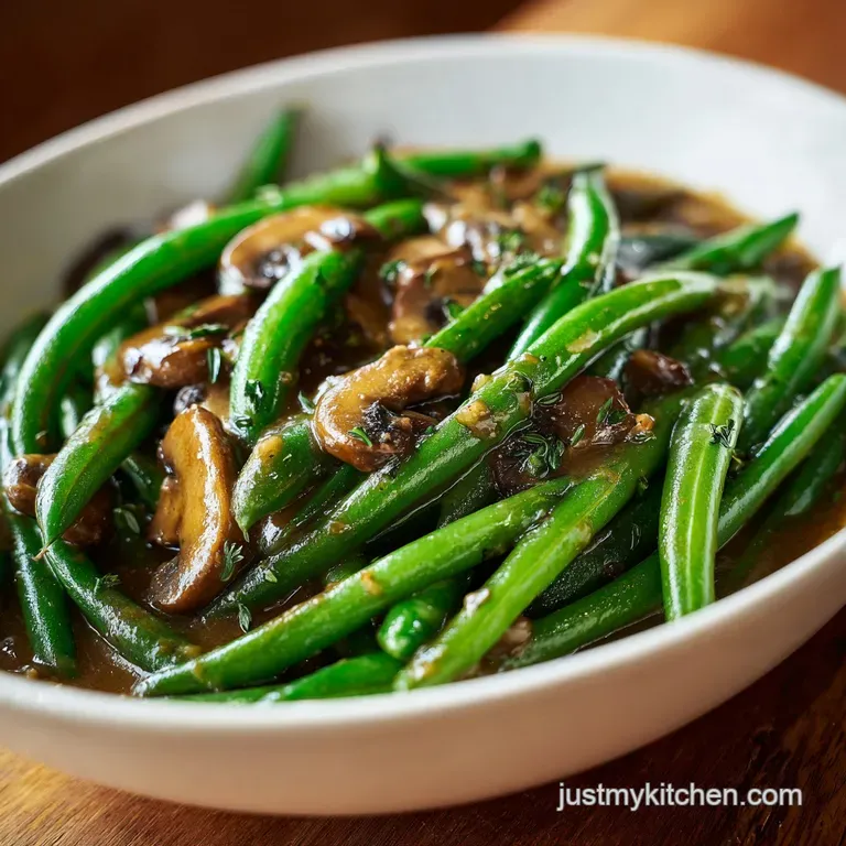 Easy Green Bean Casserole: Creamy and Savory
