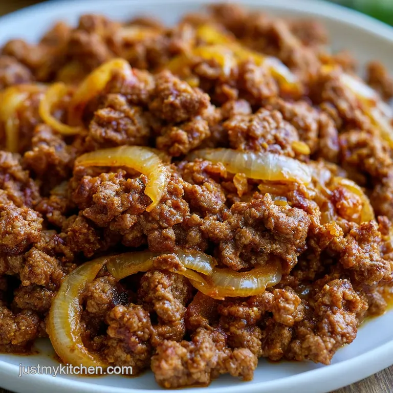 Easy Ground Beef Skillet: Savory and Cheesy