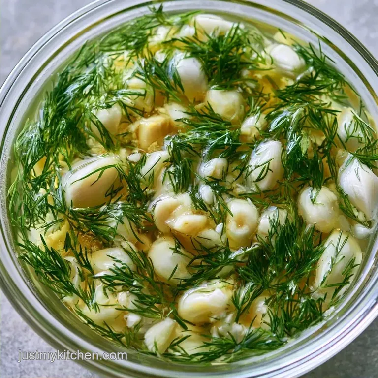 Easy Pickle Brine Recipe with Garlic