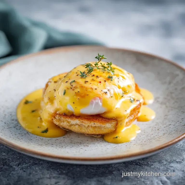 Eggs Napoleon with Hollandaise Sauce