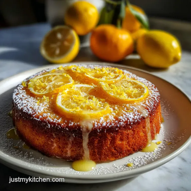 Flourless Lemon Almond Cake: Zesty and Moist