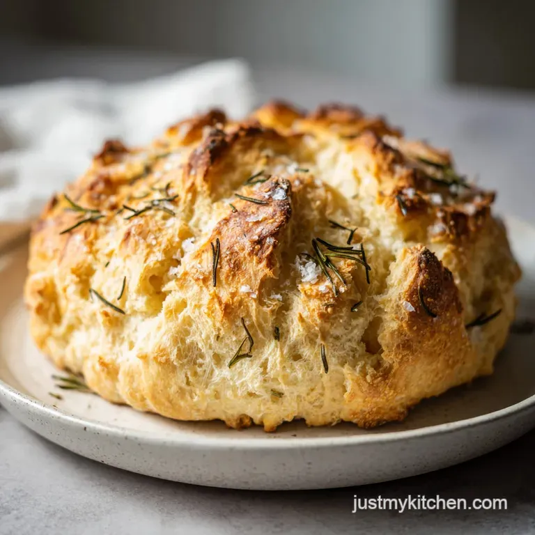 Warm slices of fluffy gluten-free Italian bread piled high on a linen-draped plate, inviting and rustic.