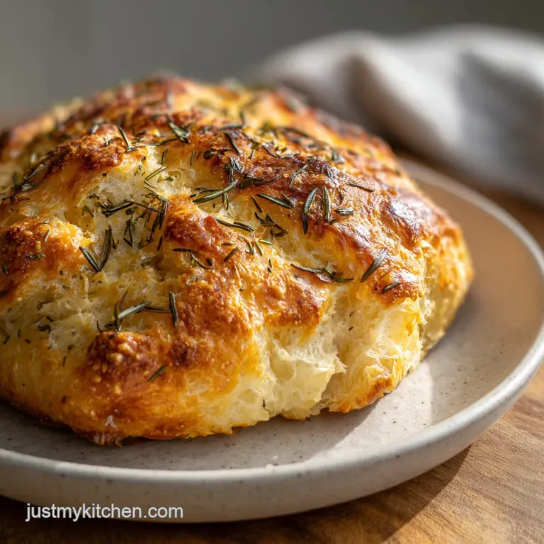 Fluffy No Knead Gluten Free Italian Bread