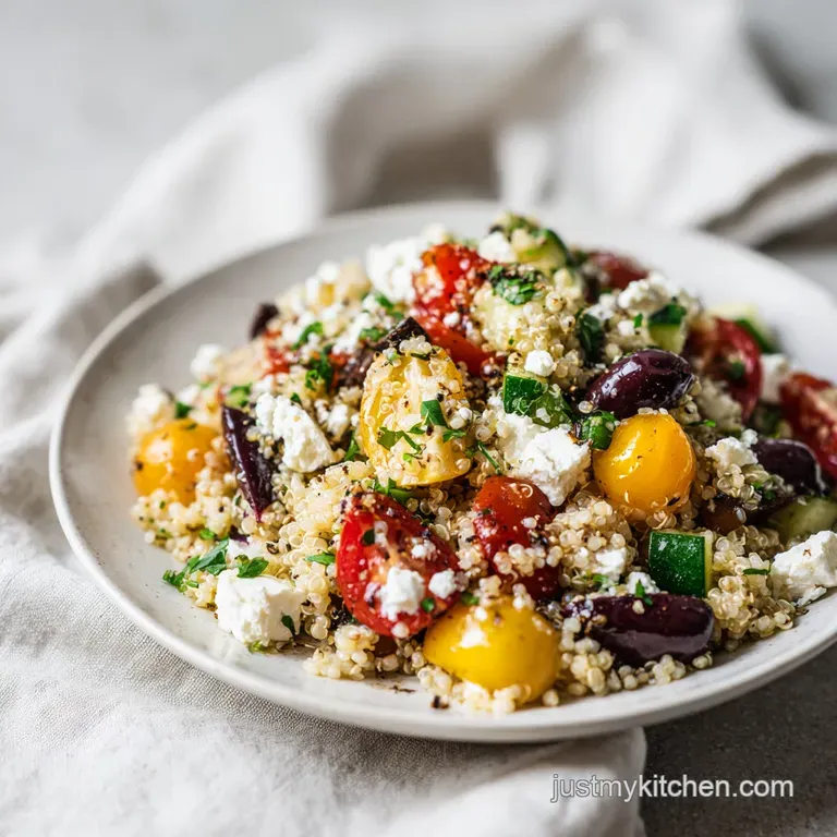 Healthy Greek Quinoa Salad Recipe