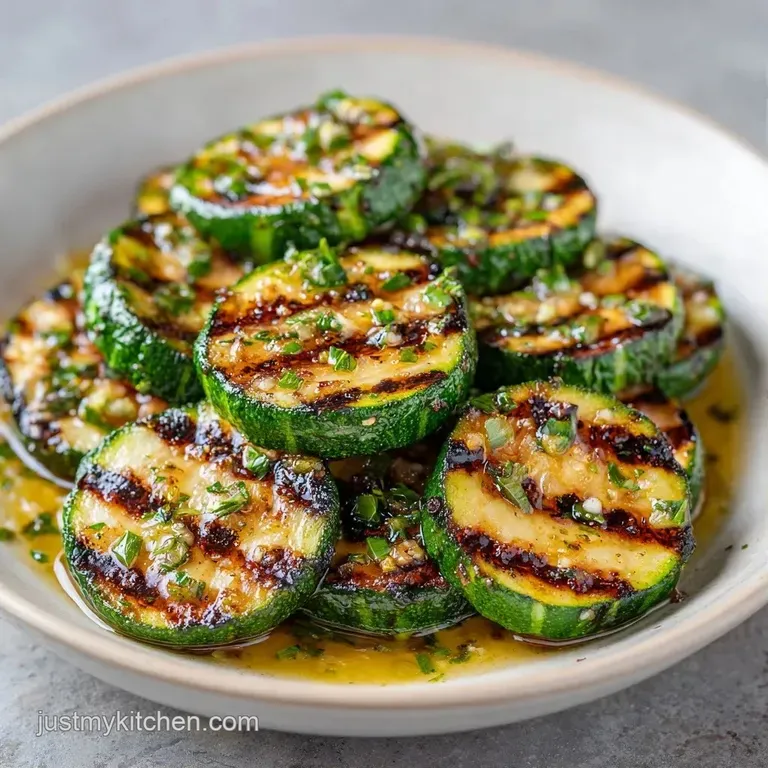 Artfully arranged charred cucumber wheels with white feta crumbles and mint leaves on a dark slate platter.