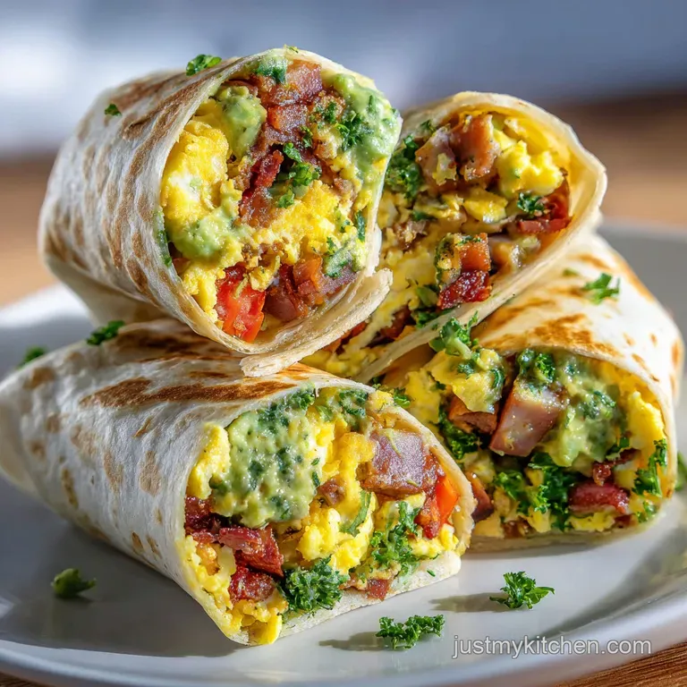 Healthy Breakfast Burritos Freezer Friendly