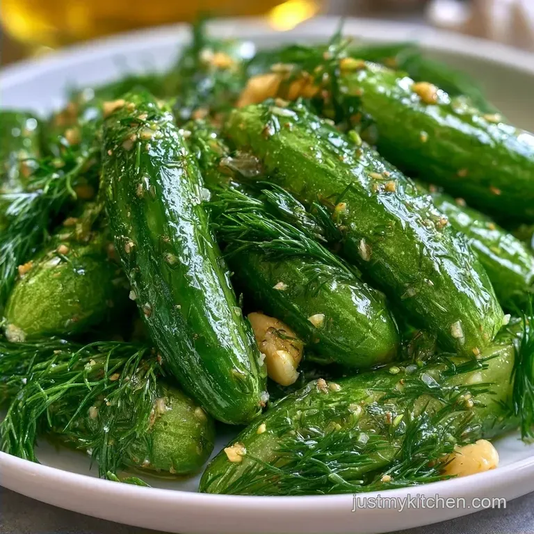 Homemade Dill Pickles with White Vinegar