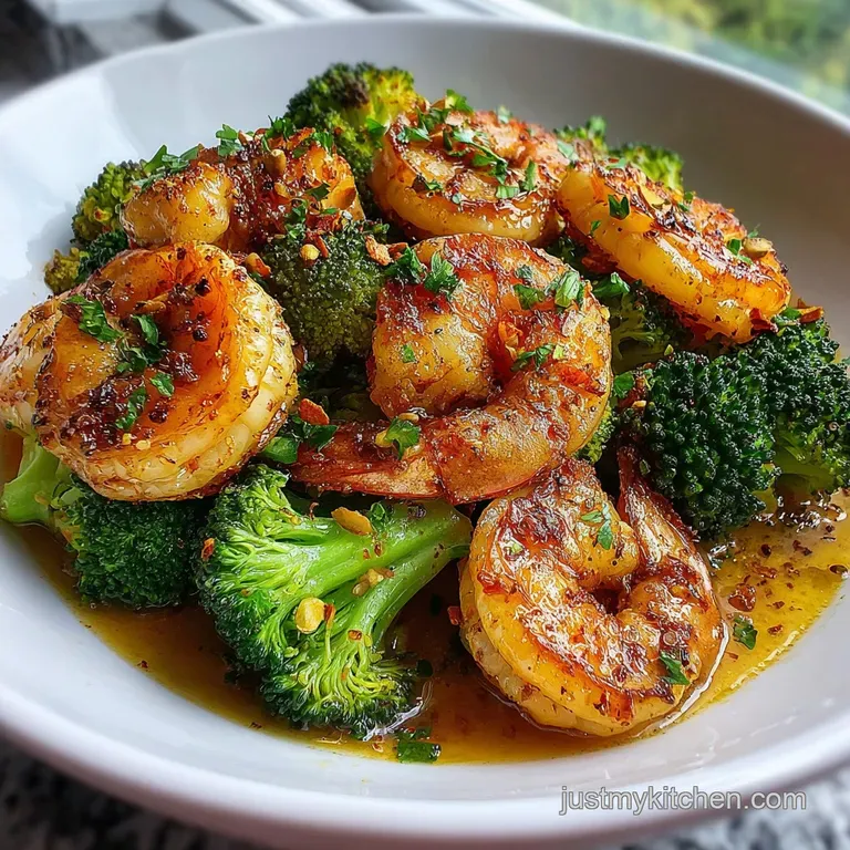 Honey Garlic Shrimp and Broccoli Stir Fry