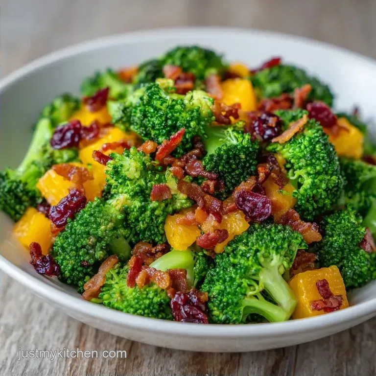 Loaded Broccoli Salad: Creamy and Smoky