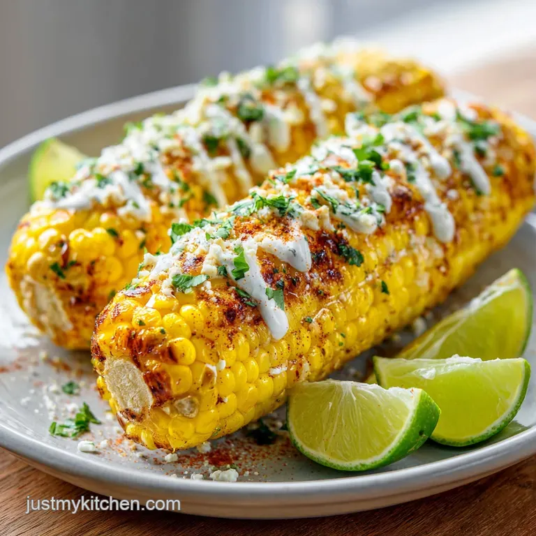 Bright yellow corn cobs nestled in a rustic bowl, dusted with cotija and sprinkled with fresh cilantro.