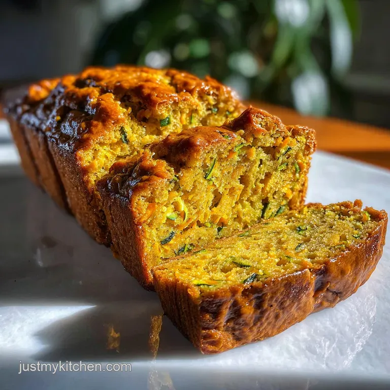 Moist Pumpkin Zucchini Bread
