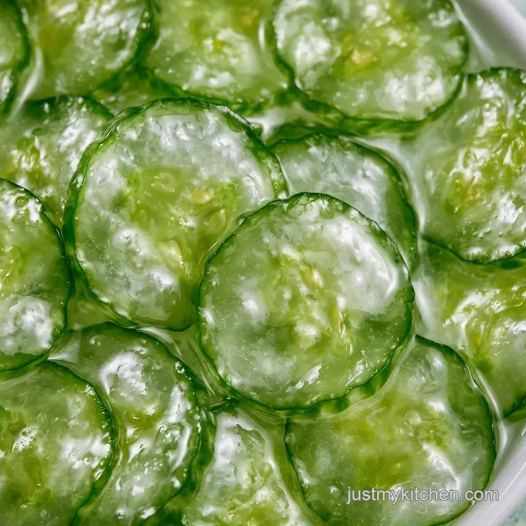 Crispy Pickled Cucumber Slices