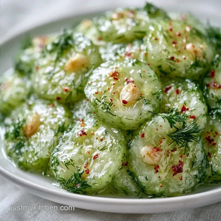 Crunchy Pickled Persian Cucumbers