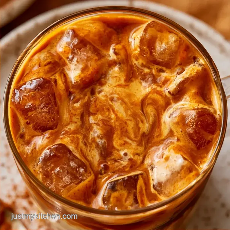 Guilt-Free Pumpkin Cream Iced Coffee
