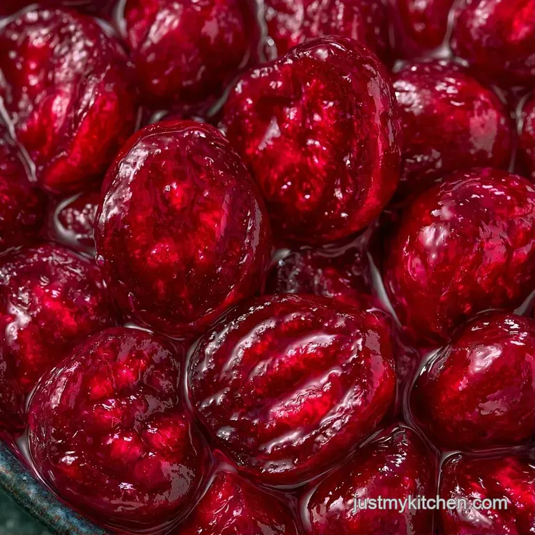 Thinly sliced magenta beets arranged in a circle on a white plate with fresh green parsley and white feta crumbles.